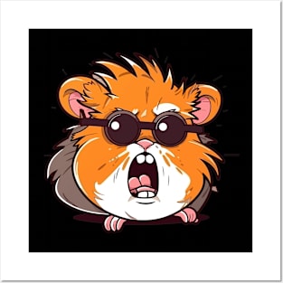 Crazy Hamster Posters and Art